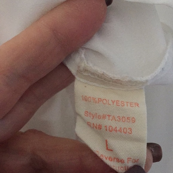 Donated - Pearl - White tank with gunmetal details - Picture 3 of 6